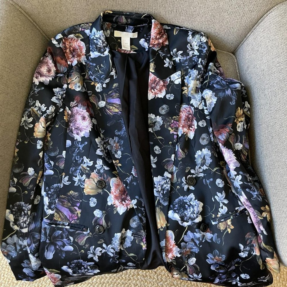 H&M Floral Blazer